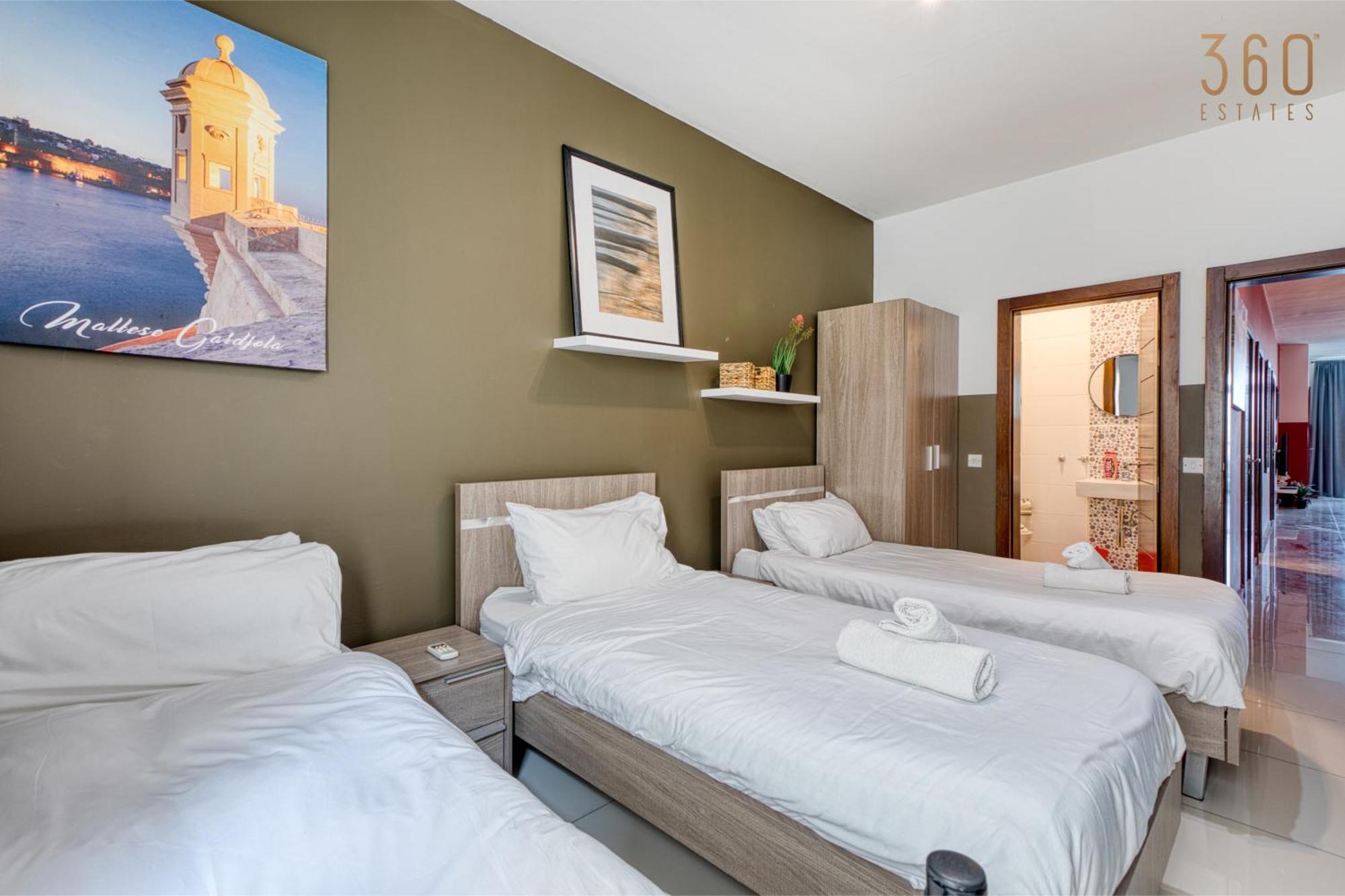 A Lovely 3 Bedroom, 3 Baths Home In The Centre Of Gzira By 360 Estates Εξωτερικό φωτογραφία